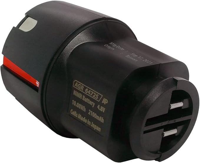 High-Capacity Replacement Battery for Andis PowerGroom AGR and BGR Clippers. NiMH, 2100mAh, Japanese Cells. Compatible with Andis Cordless Clippers: Bgrc. Long-Lasting Power for Andis Bgrc Clippers