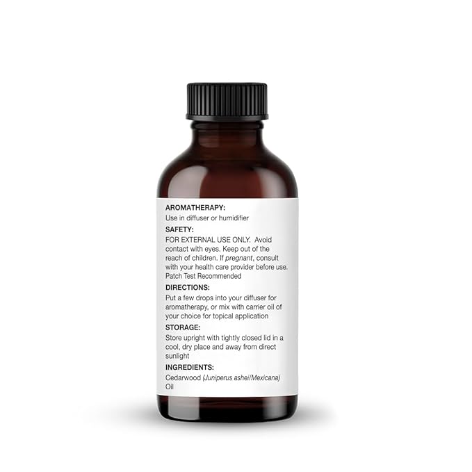 Majestic Pure Cedarwood Essential Oil with Glass Dropper - 1 Fl Oz - 100% Pure and Natural Cedarwood Oil - Premium Grade Essential Oils for Diffuser, Aromatherapy, Soap and Candle Making