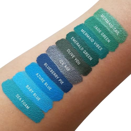 Aromi Dark Blue Matte Liquid Lipstick | Navy Lip Color, Vegan & Cruelty-free, Long-Lasting, Waterproof, Smudge Proof, Handmade (Blueberry Pie)
