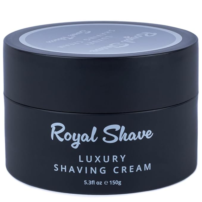 Luxury Shaving Cream for Men by Royal Shave, Rich, Soothing, Moisturizing, Hydrating & Nourishing Cream for Smooth, Close Shave (Made in UK) Sweet Tobacco