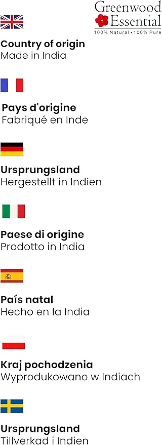 Greenwood Essential Oregano Essential Oil (Origanum vulgare) with Glass Dropper | Pure | Non-Sticky | Non-Greasy | Lightweight | Men & Women | All Skin Types | Steam Distilled 15ml (0.50 oz)