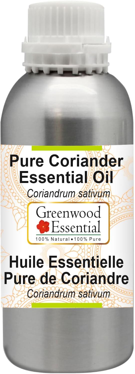 Greenwood Essential Pure Coriander Essential Oil (Coriandrum sativum) 300ml (10 oz)