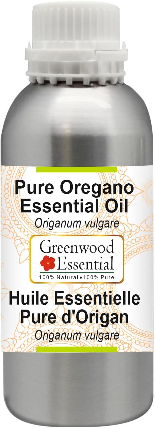 Greenwood Essential Pure Oregano Essential Oil (Origanum vulgare) Steam Distilled 300ml (10.1 oz)