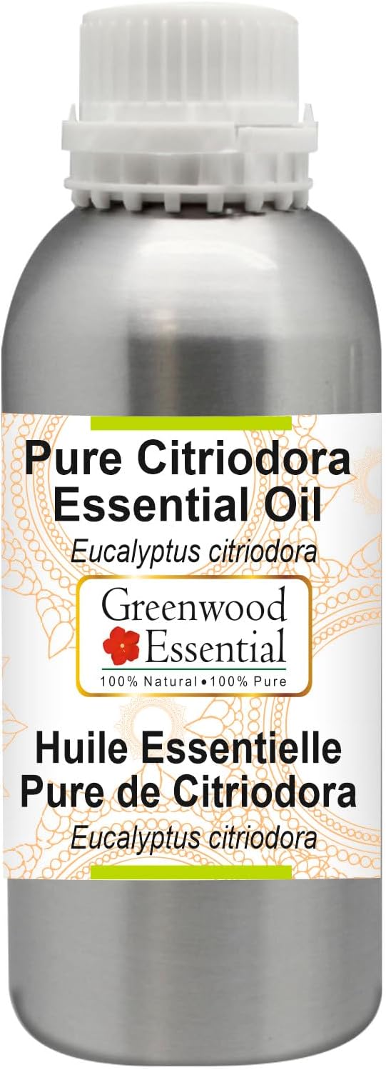 Greenwood Essential Pure Citriodora Essential Oil (Eucalyptus citriodora) Steam Distilled 630ml (21.3 oz)
