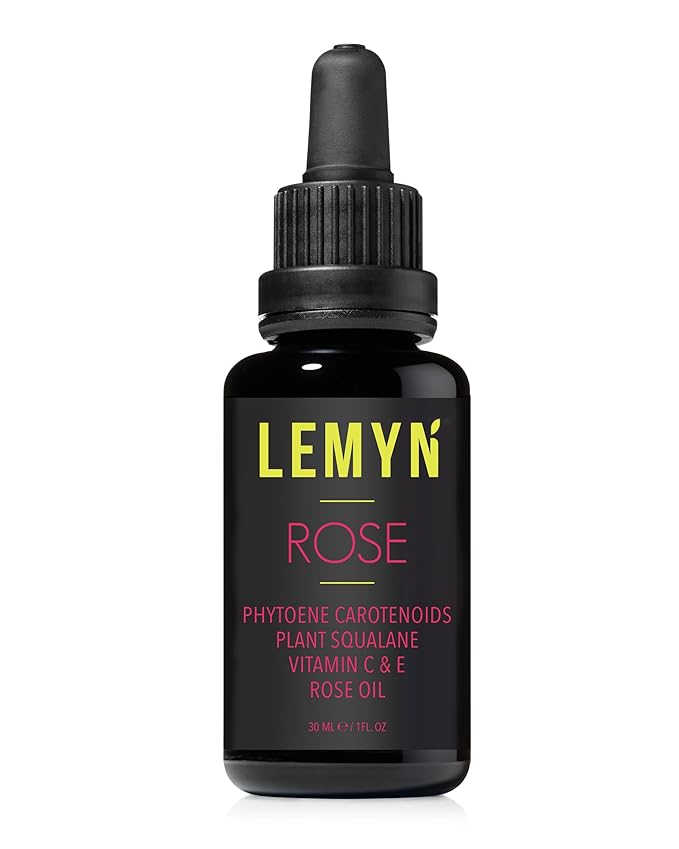 Squalane + Vitamin C Rose Oil | Enhanced with Carotenoids and Vitamin E | Freshly Made Face Oil | Hydrate & Firm | Small-Batch Artisan Skincare 30ml