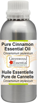 Greenwood Essential Pure Cinnamon Essential Oil (Cinnamomum zeylanicum) Steam Distilled 300ml (10.1 oz)