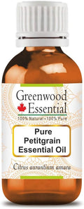 Greenwood Essential Pure Petitgrain Essential Oil (Citrus aurantium Amara) Steam Distilled 30ml (1.01 oz)