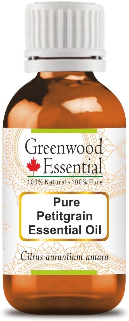 Greenwood Essential Pure Petitgrain Essential Oil (Citrus aurantium Amara) Steam Distilled 30ml (1.01 oz)