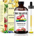 Apple Essential Oil, Apple Oil 4 Fl Oz 120ML for Diffuser Humidifier Yoga Cleaning DIY Candle Soap Making Essential Oils