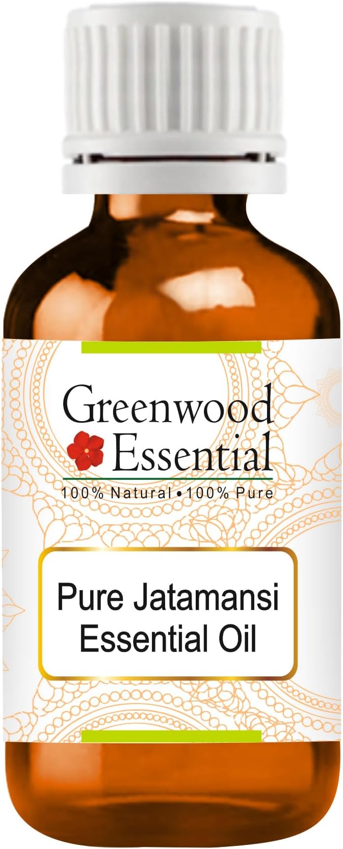 Greenwood Essential Pure Jatamansi (Spikenard) Essential Oil (Nardostachys jatamansi) Steam Distilled 10ml (0.33 oz)