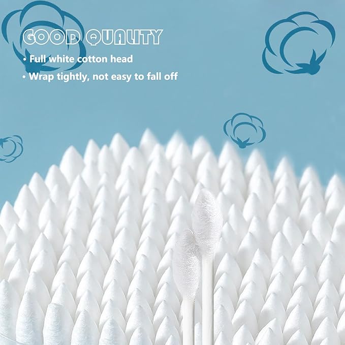 Precision Tip Cotton Swabs/Double Pointed Cotton Buds for Makeup 1600pcs