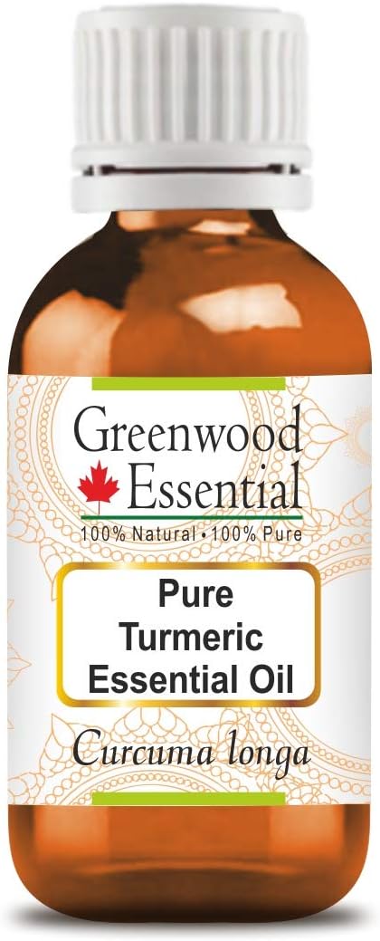 Greenwood Essential Turmeric Essential Oil (Curcuma Longa) Steam Distilled 100ml (3.38 oz)