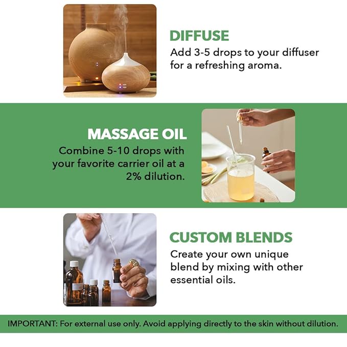 Majestic Pure Tea Tree Essential Oil with Glass Dropper - 3.4 Fl Oz - 100% Pure and Natural Tea Tree Oil - Premium Grade Essential Oils for Diffuser, Aromatherapy, Soap and Candle Making