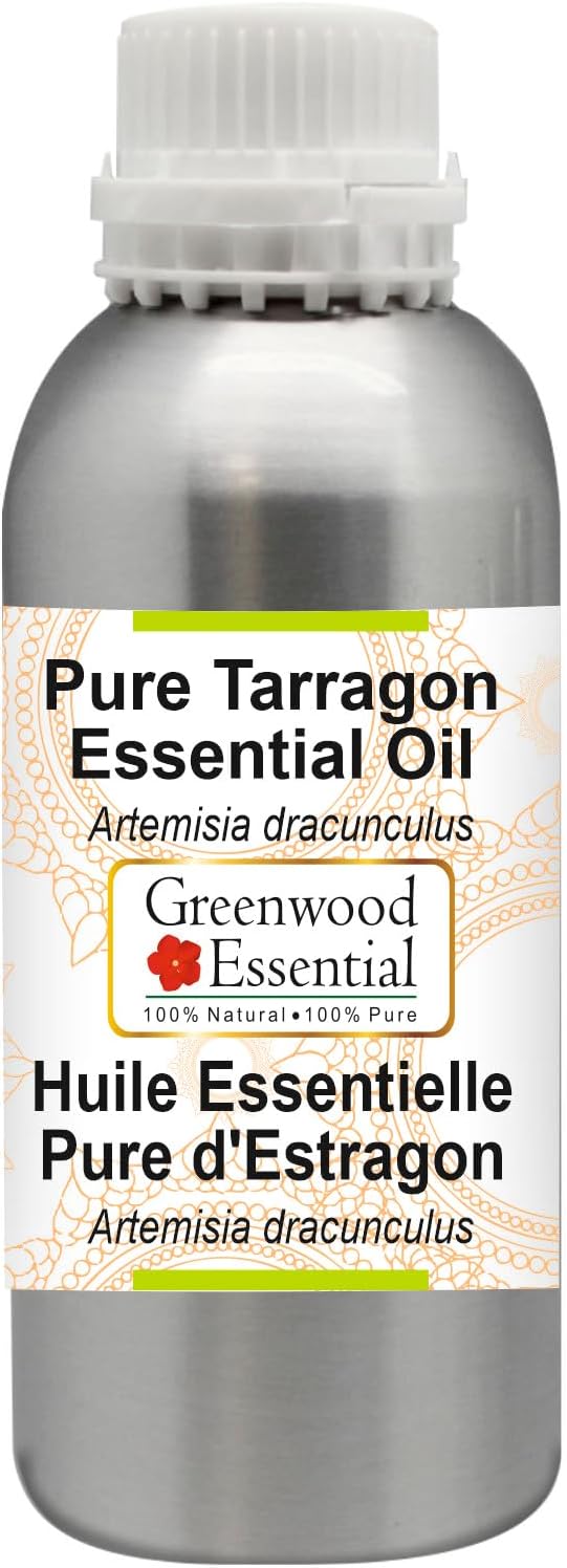 Greenwood Essential Pure Tarragon Essential Oil (Artemisia Dracunculus) Steam Distilled 630ml (21 oz)