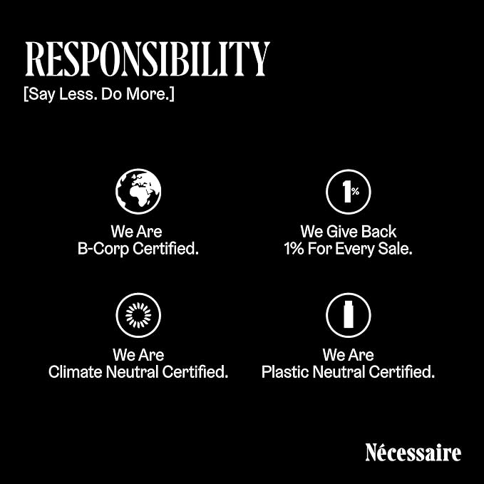 Nécessaire The Deodorant Fragrance-Free | Natural Aluminum Free Deodorant For Women & Men. Extra Strength Treatment with Mandelic Acid. Free of Baking Soda, Ozokerite & Parabens (75 g/2.5 oz)