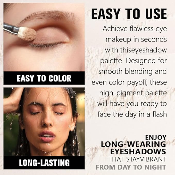Mauve Taupe Matte Single Eyeshadow, Lightweight Blendable Mini Eye Shadow for Older Women, Monochrome Eyeshadow Palette Makeup Pigmented Waterproof, Vegan & Cruelty-Free, 25