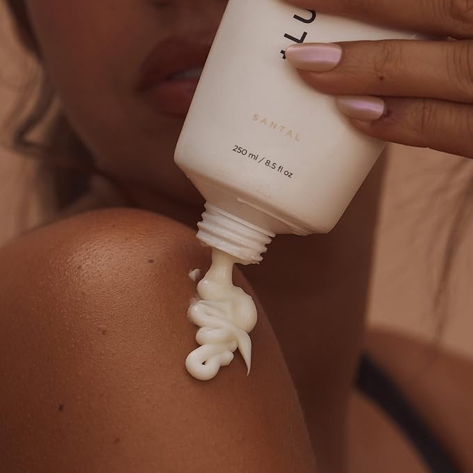 '+ Lux Unfiltered N°14 Conditioning Body Cream for Women - Moisturizing Body Lotion with Jojoba, Squalane, & Shea Butter - Hydrating, Skincare Grade Ingredients - Vegan & Cruelty Free - Santal
