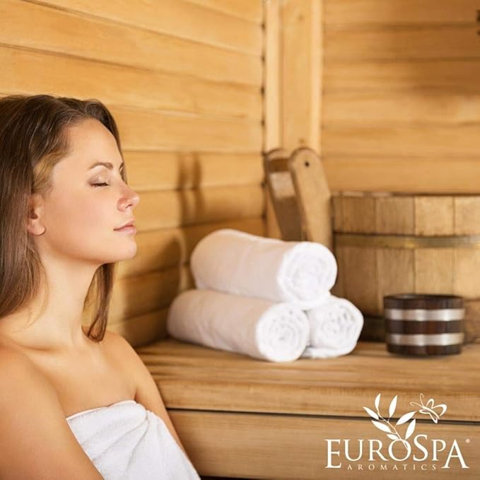EuroSpa Aromatics Pure Eucalyptus Oil ShowerMist and Steam Room Spray, All-Natural Premium Aromatherapy Essential Oils - Menthol Infused, 2oz