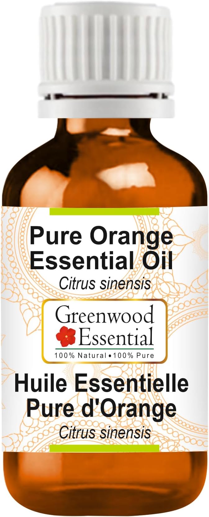 Greenwood Essential Pure Orange Essential Oil (Citrus sinensis) Steam Distilled 15ml (0.50 oz)