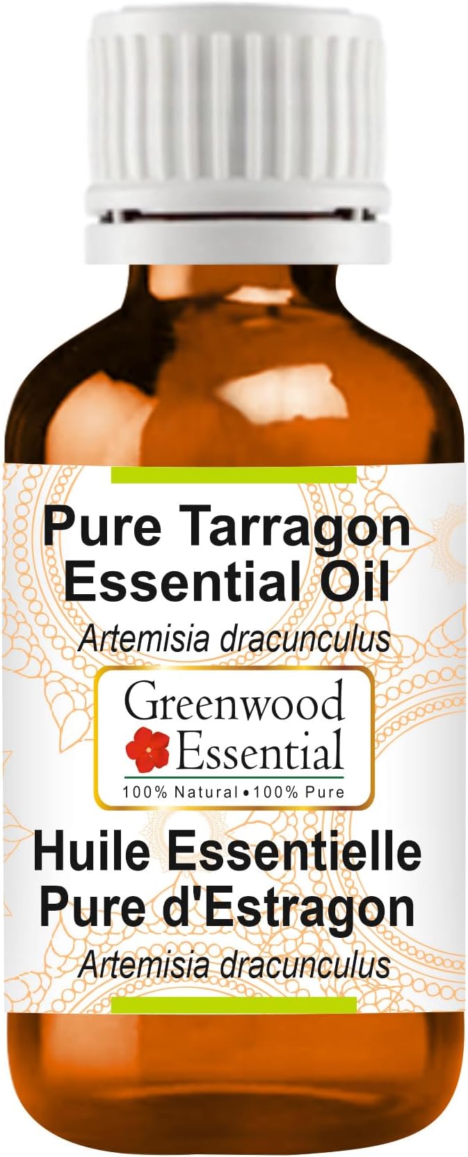 Greenwood Essential Pure Tarragon Essential Oil (Artemisia Dracunculus) Steam Distilled 5ml (0.16 oz)
