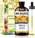 Sweet Orange Essential Oil, Sweet Orange Oil 4 Fl Oz 120ML for Diffuser Humidifier Yoga Cleaning DIY Candle Soap Making Essential Oils