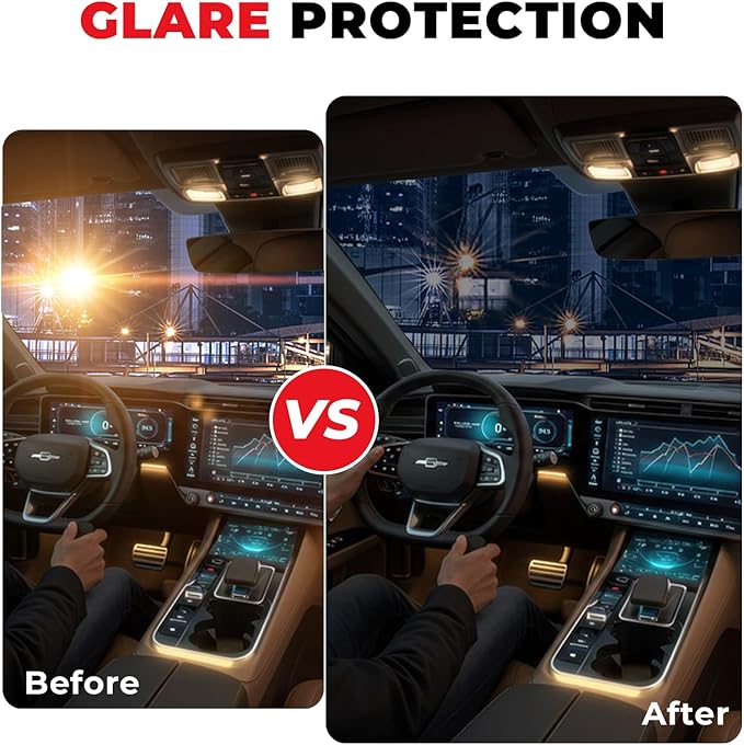 50% VLT Ceramic Car Window Tint Film (20In x 20Ft), 99% UV & 96% IRR Blocks, 5-Layer Automotive Tints for Privacy Sun & Glare Protection Heat Blocking Scratch Resistant