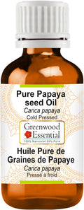 Greenwood Essential Pure Papaya seed Oil (Carica papaya) Cold Pressed 5ml (0.16 oz)