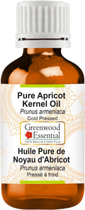 Greenwood Essential Pure Apricot Kernel Oil (Prunus armeniaca) Cold Pressed 5ml (0.16 oz)