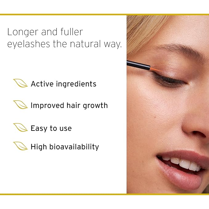 Nuvega Lash - Vegan Eyelash Serum & Eyebrow Serum Set I Longer Eyelashes in 4-6 Weeks I Lash and Eyebrow Growth Serum I Made in Germany I 1ml & 3ml