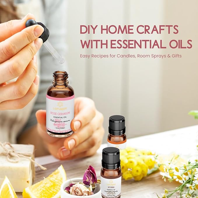 Organic Birch Essential Oil 0.34 Fl Oz, 100% Pure Birch Oil for Aromatherapy, Massage, DIY & Skin Care, 10ml Amber Bottle with Dropper