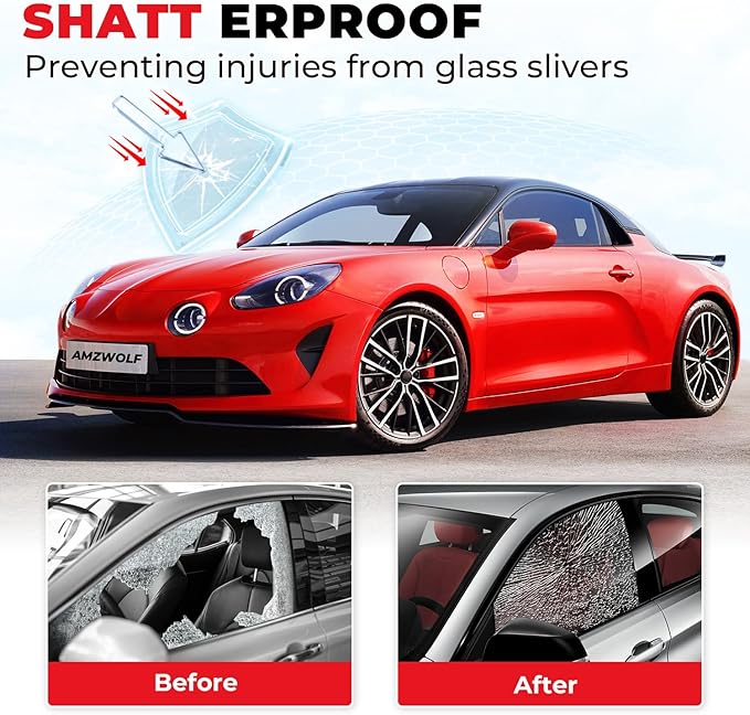 5% VLT Ceramic Car Window Tint Film (20In x 20Ft), 99% UV & 96% IRR Blocks, 5-Layer Automotive Tints for Privacy Sun & Glare Protection Heat Blocking Scratch Resistant
