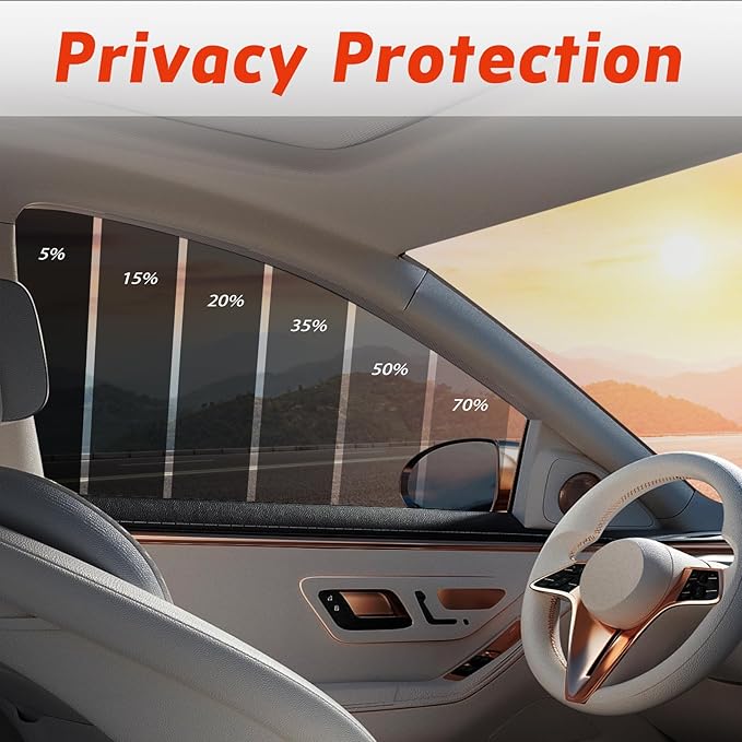 Ceramic Nano Ceramic Window Tint for Cars, Automotive Auto Car Window Tint Film for Car Privacy Film, VLT 20% Percent, Blocks UV/IR Rays, Heat/Glare, 30in-20ft
