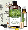 Vanilla Fragrance Oil-Vanilla Essential Oil 4.33oz (130ml)-100% Pure Natural Scent for Diffusers, Candles, Soap Making & Aromatherapy-Relaxing Home & Gift Essential Oil for Bath, Massage