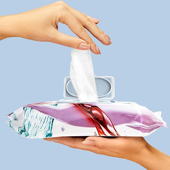 Body Prescription Makeup Cleansing Wipes - Gentle and Effective Face Wipes, 50 Count (Pack of 2), Retinol