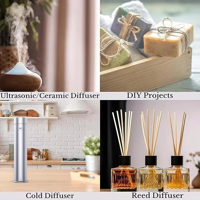 Dream on Essential Oil Scent 500mL - Luxury Home Aromatherapy Diffuser Oil - Formulated with Hints of Bright White Tea, Sweet Vanilla, & Earthy Cedar - Inspired by One Hotel Miami Beach