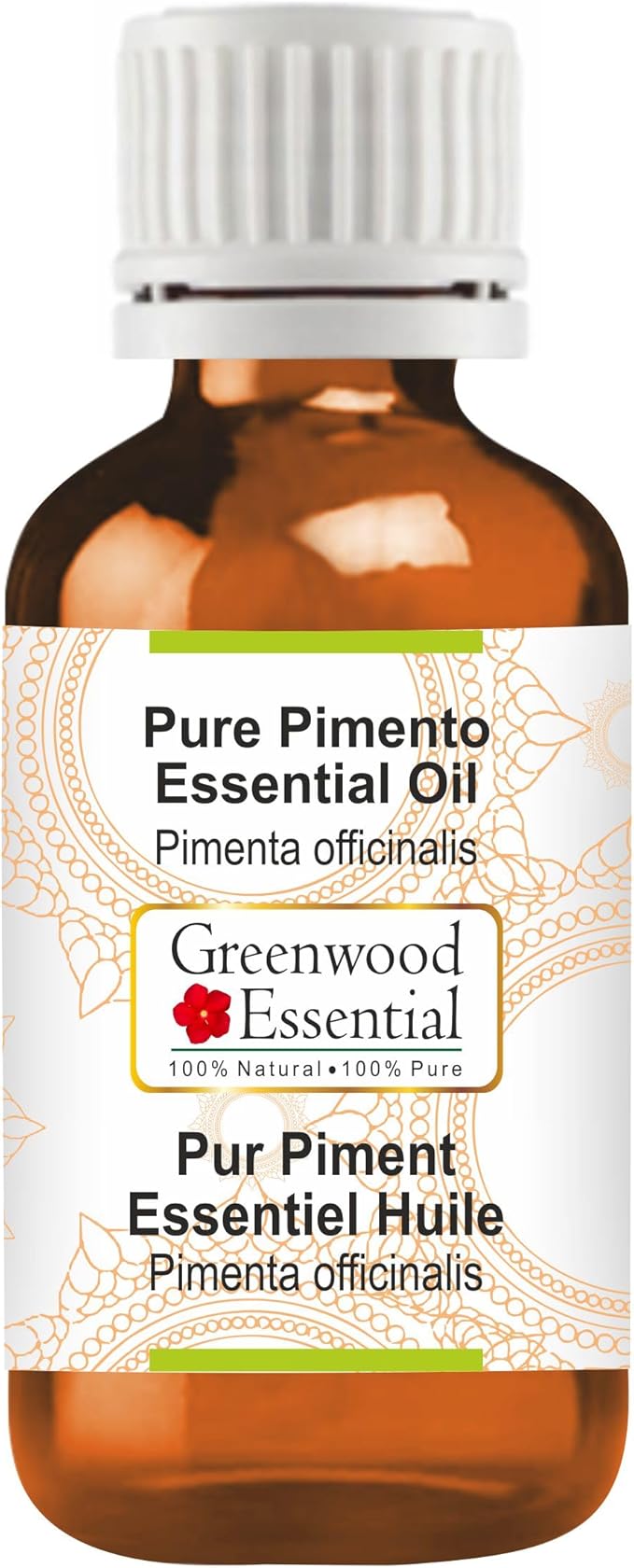 Greenwood Essential Pure Pimento Essential Oil (Pimenta officinalis) Steam Distilled 30ml (1.01 oz)