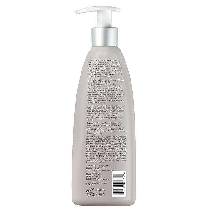 Hairmax Shampoo & Conditioner | Anti Thinning formula | Advanced Hair & Scalp Therapy for Thinning Hair | Cleanses, Hydrates & Strengthens | Sulfate & Paraben-Free | 10 fl oz each