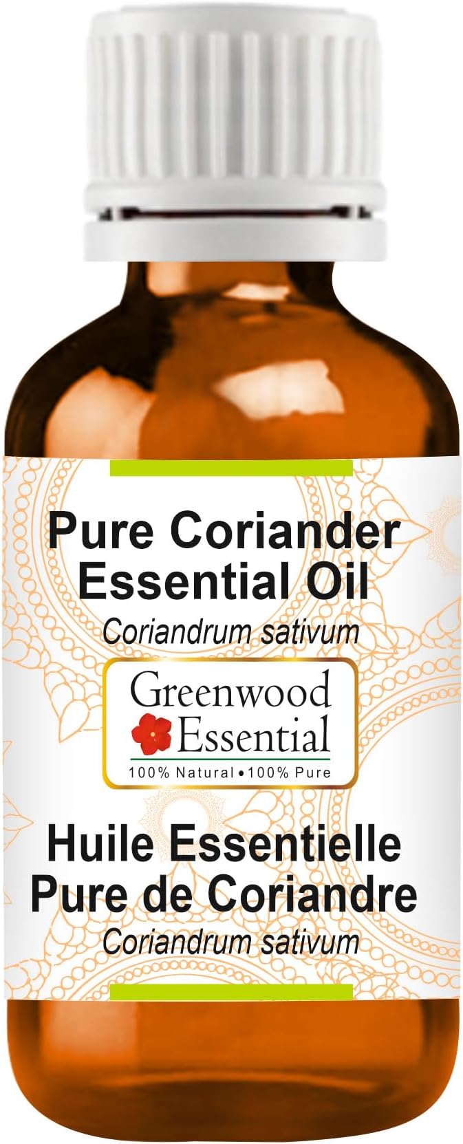 Greenwood Essential Pure Coriander Essential Oil (Coriandrum sativum) 100ml (3.38 oz)
