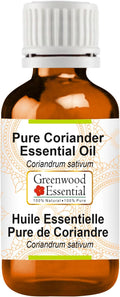 Greenwood Essential Pure Coriander Essential Oil (Coriandrum sativum) 100ml (3.38 oz)