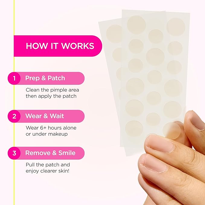 ZitSticka Pimple Patches for Face and Body, Hydrocolloid Patches to Cover Zits, Acne Patches or Zit Spot Stickers, Body Patch (GOO GETTER 36 Pack)