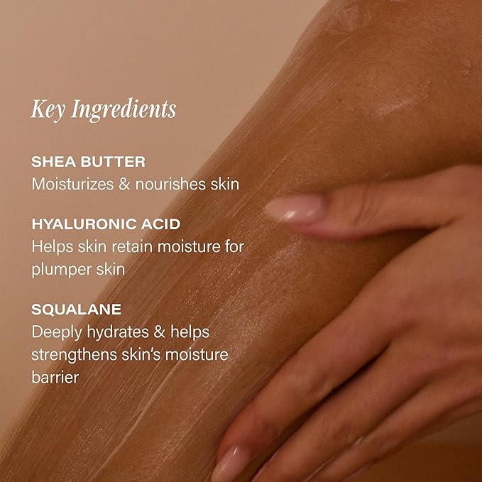 '+ Lux Unfiltered N°14 Conditioning Body Cream for Women - Moisturizing Body Lotion with Jojoba, Squalane, & Shea Butter - Hydrating, Skincare Grade Ingredients - Vegan & Cruelty Free - Fragrance-Free