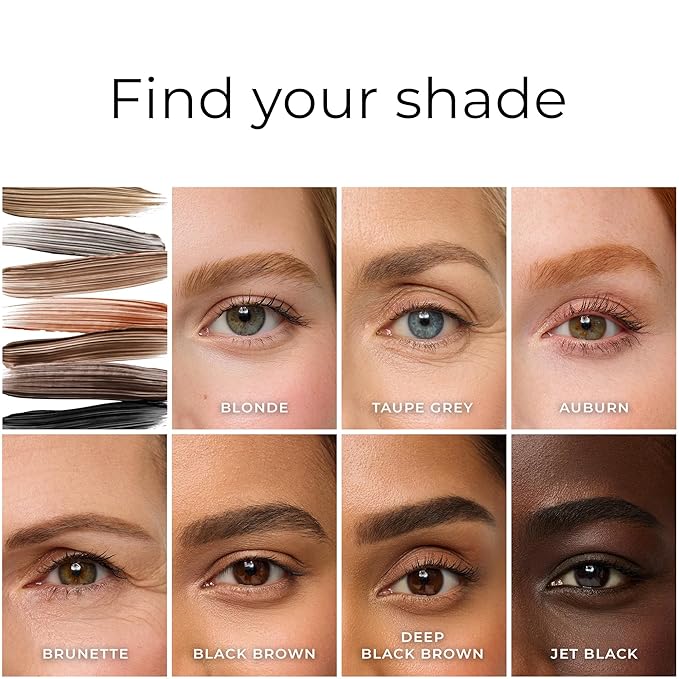 WUNDERBROW Eyebrow Gel, Waterproof, Smudgeproof, Long Lasting, Shade: Jet Black, Vegan and Cruelty-Free