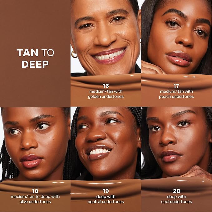 Saie Slip Tint Radiant Cream Concealer & All-Over Face Makeup - Concealer for Dark Circles, Redness & Blemishes - Lightweight Makeup Made with Hydrating Hyaluronic Acid - Shade 16 (0.17 oz)