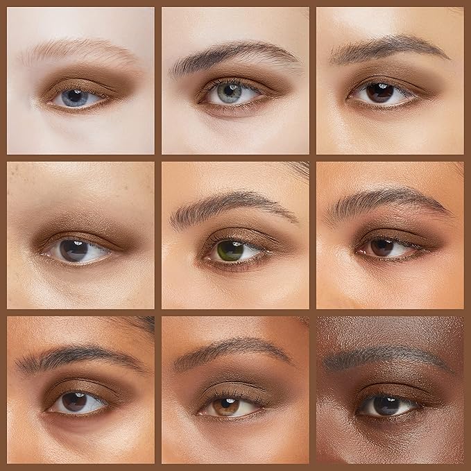 Lauren Brooke Cosmetiques Cream Eyeshadow | Natural Organic Eye Makeup, Richly Pigmented Creme Eyeshadow For Women (Dark Cocoa (Matte))