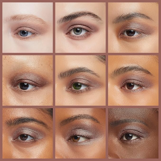 Lauren Brooke Cosmetiques Cream Eyeshadow | Natural Organic Eye Makeup, Richly Pigmented Creme Eyeshadow For Women (Rose Brown Shimmer)